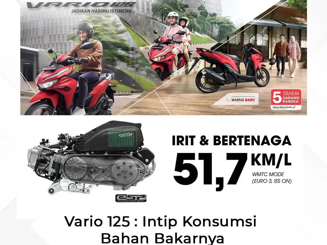 Honda Vario 125: Intip Konsumsi Bahan Bakarnya