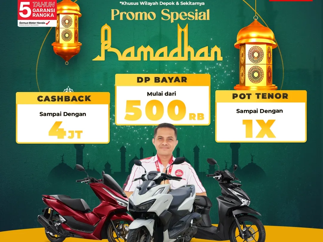 Promo Spesial Ramadhan! Promo Honda Motor Depok Maret 2025 | Honda Mitra Jaya