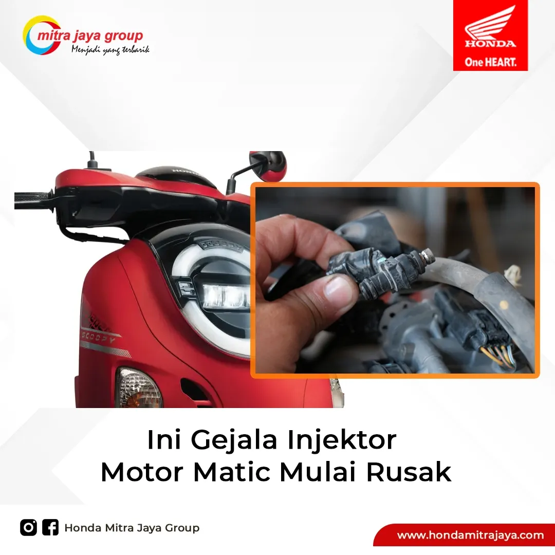 Ini Gejala Injektor Motor Matic Mulai Rusak