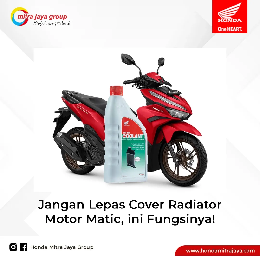 Jangan Lepas Cover Radiator Motor Matic, Ini Fungsinya!