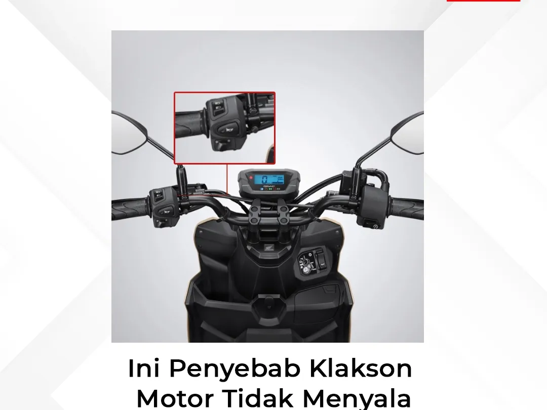 Ini Penyebab Klakson Motor Tidak Menyala, Jangan Panik Dulu!