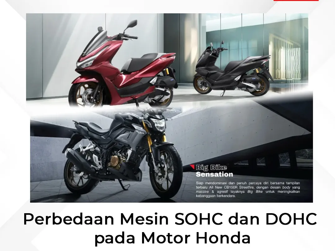 Perbedaan Mesin SOHC dan DOHC pada Motor Honda