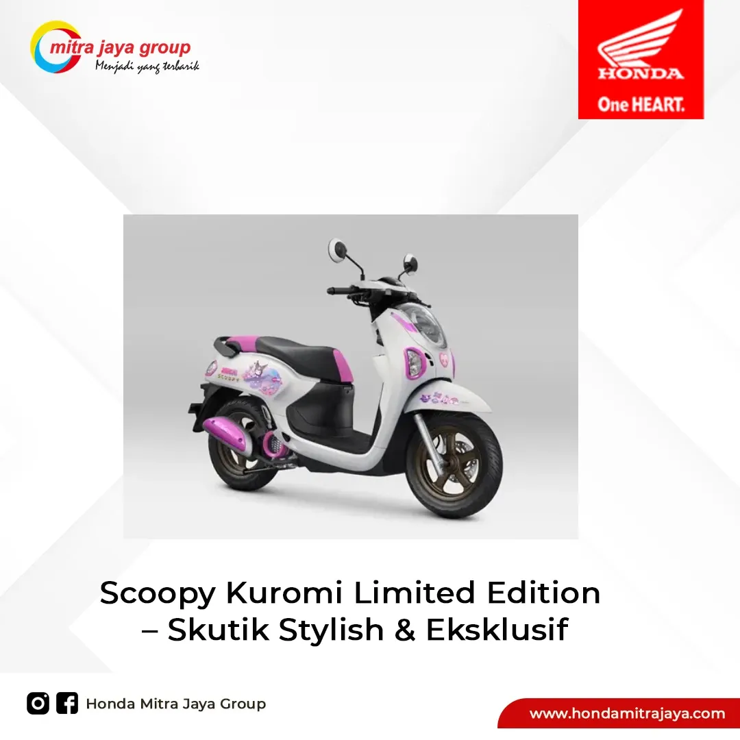 Scoopy Kuromi Limited Edition – Skutik Stylish & Eksklusif