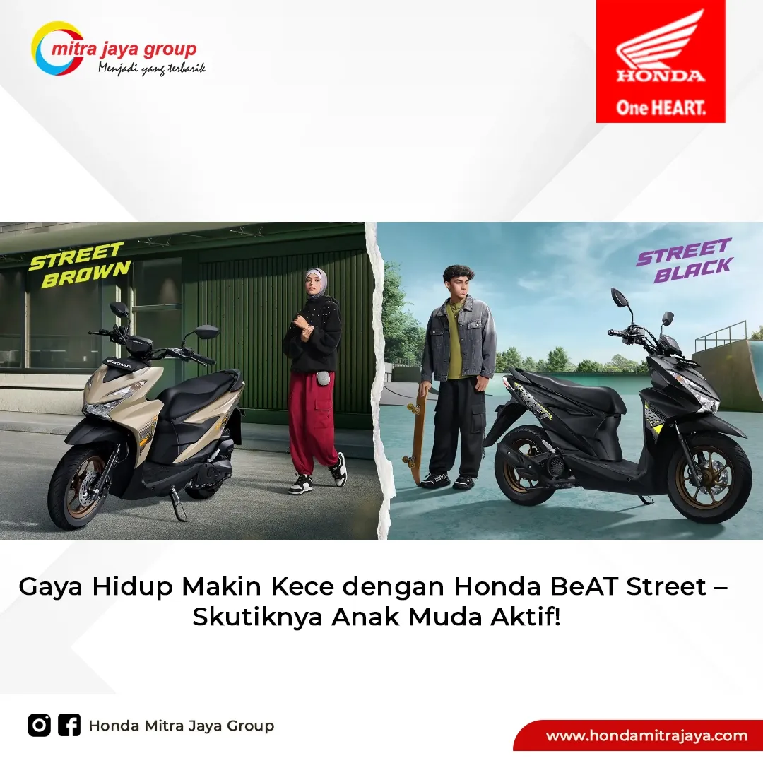 Gaya Hidup Makin Kece dengan Honda BeAT Street – Skutiknya Anak Muda Aktif!