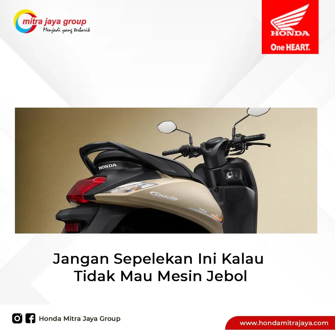 Jangan Sepelekan Ini Kalau Tidak Mau Mesin Jebol