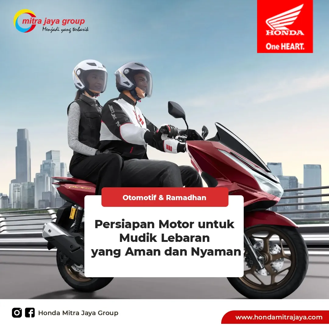 Persiapan Motor untuk Mudik Lebaran yang Aman dan Nyaman