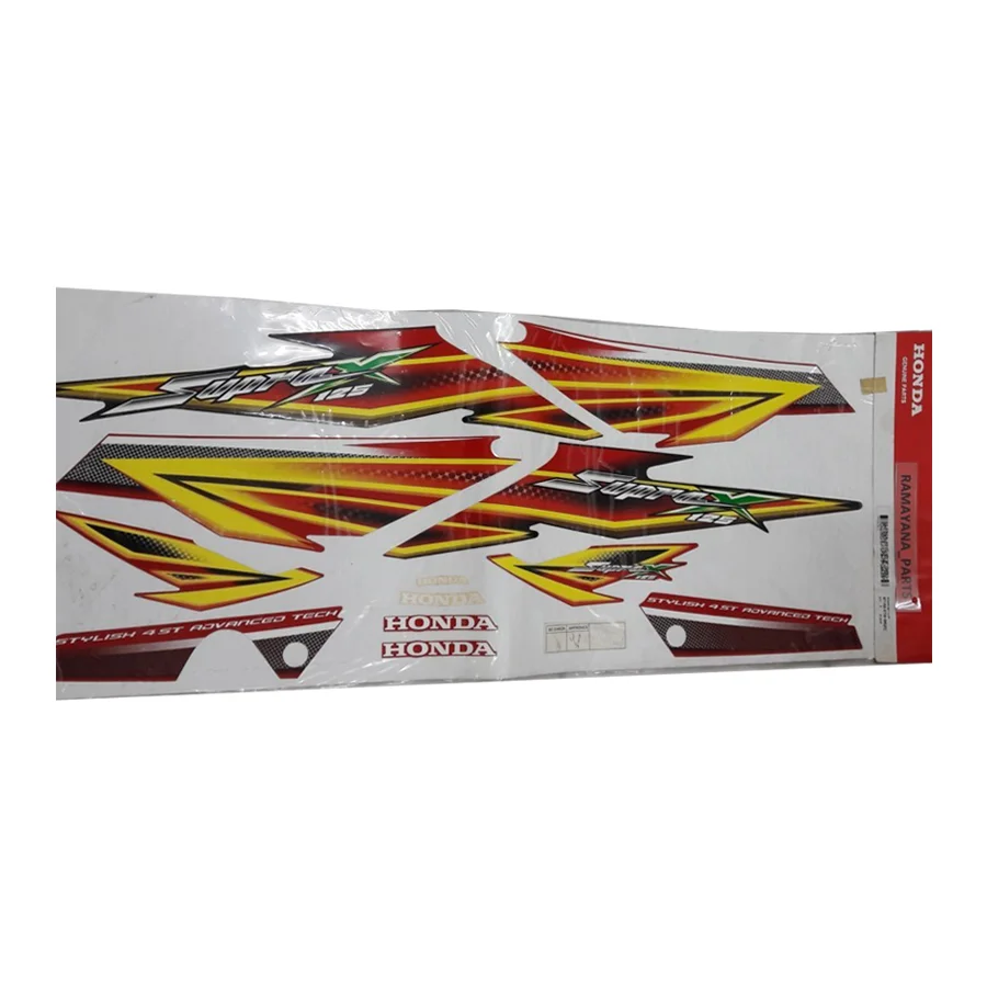 STRIPE-3-HITAM-MERAH-SUPRA-X-125D